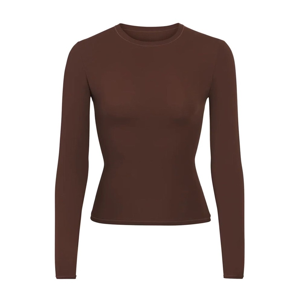 SKIMS fits everybody brown long sleeve